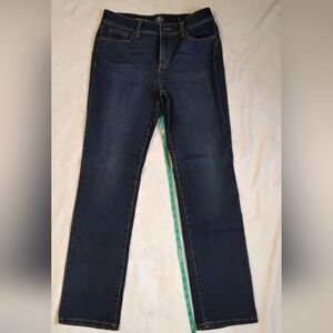 St. John's Bay Dark Blue Women's Straight Leg Jeans New Without Tags